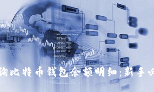 如何查询比特币钱包余额明细：新手必看指南